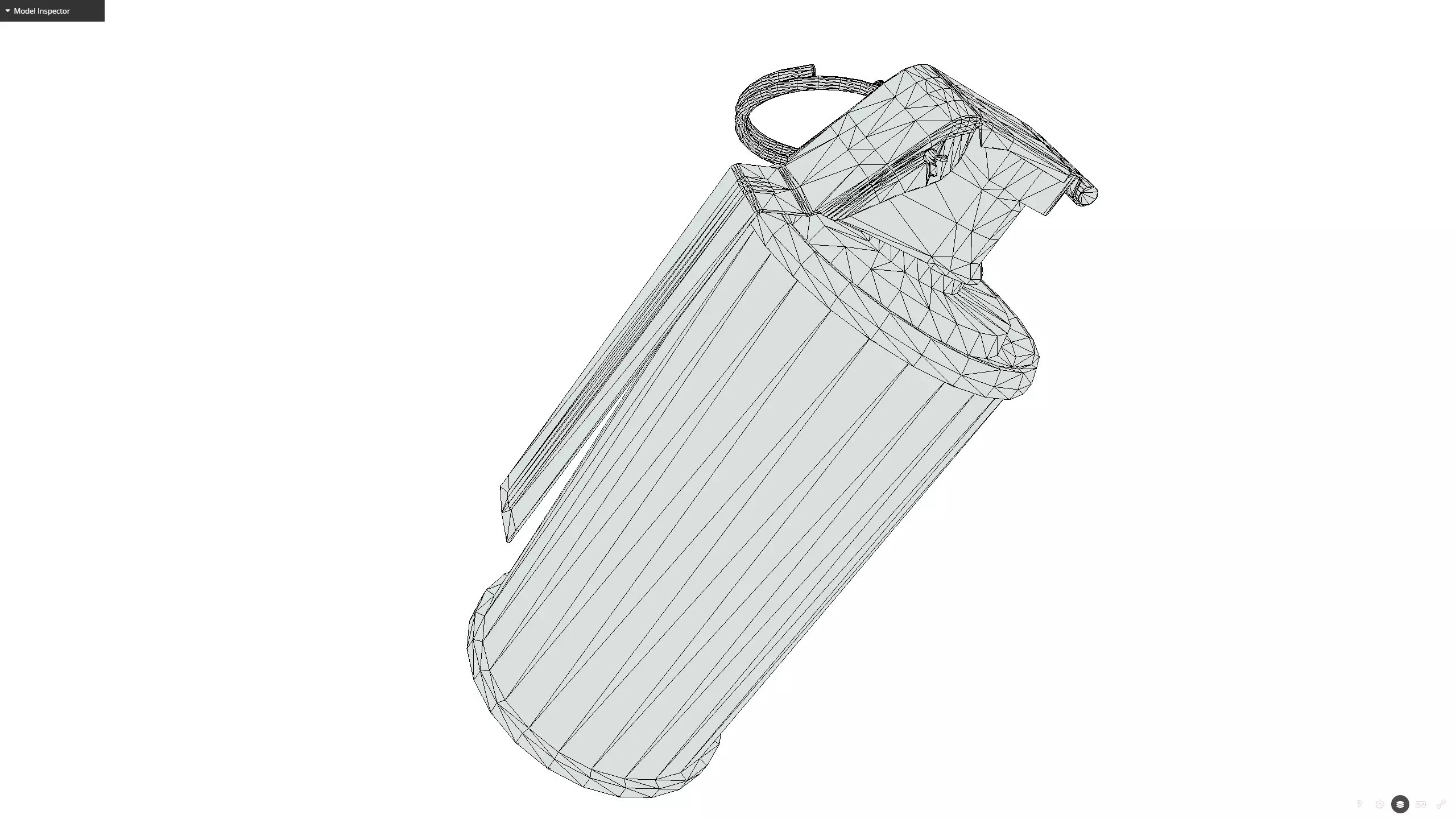 Smoke grenade Low-poly 3D model_15