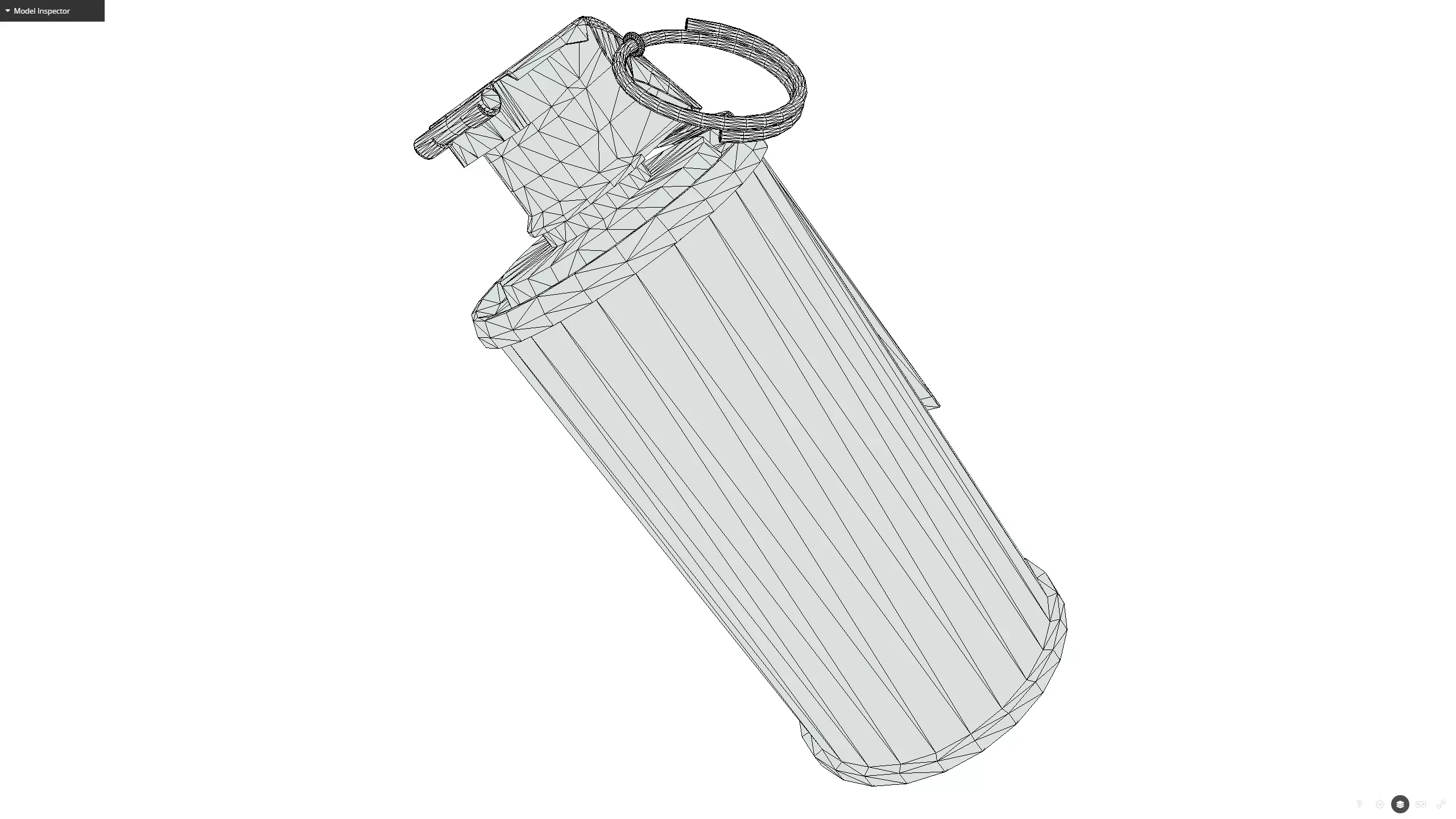 Smoke grenade Low-poly 3D model_14