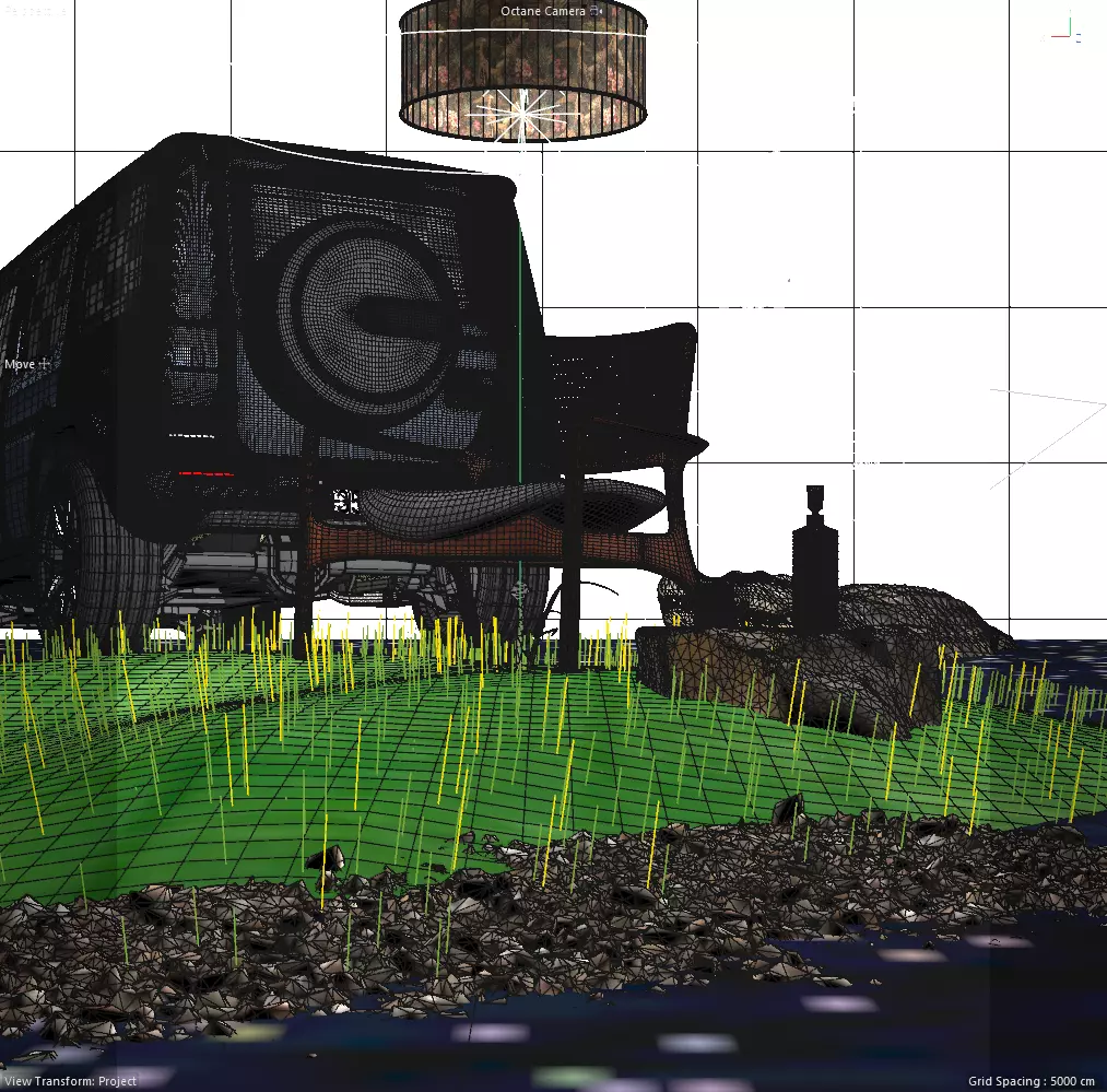 Furniture Chair Product Scene Octane Render 3D model 3D model_5