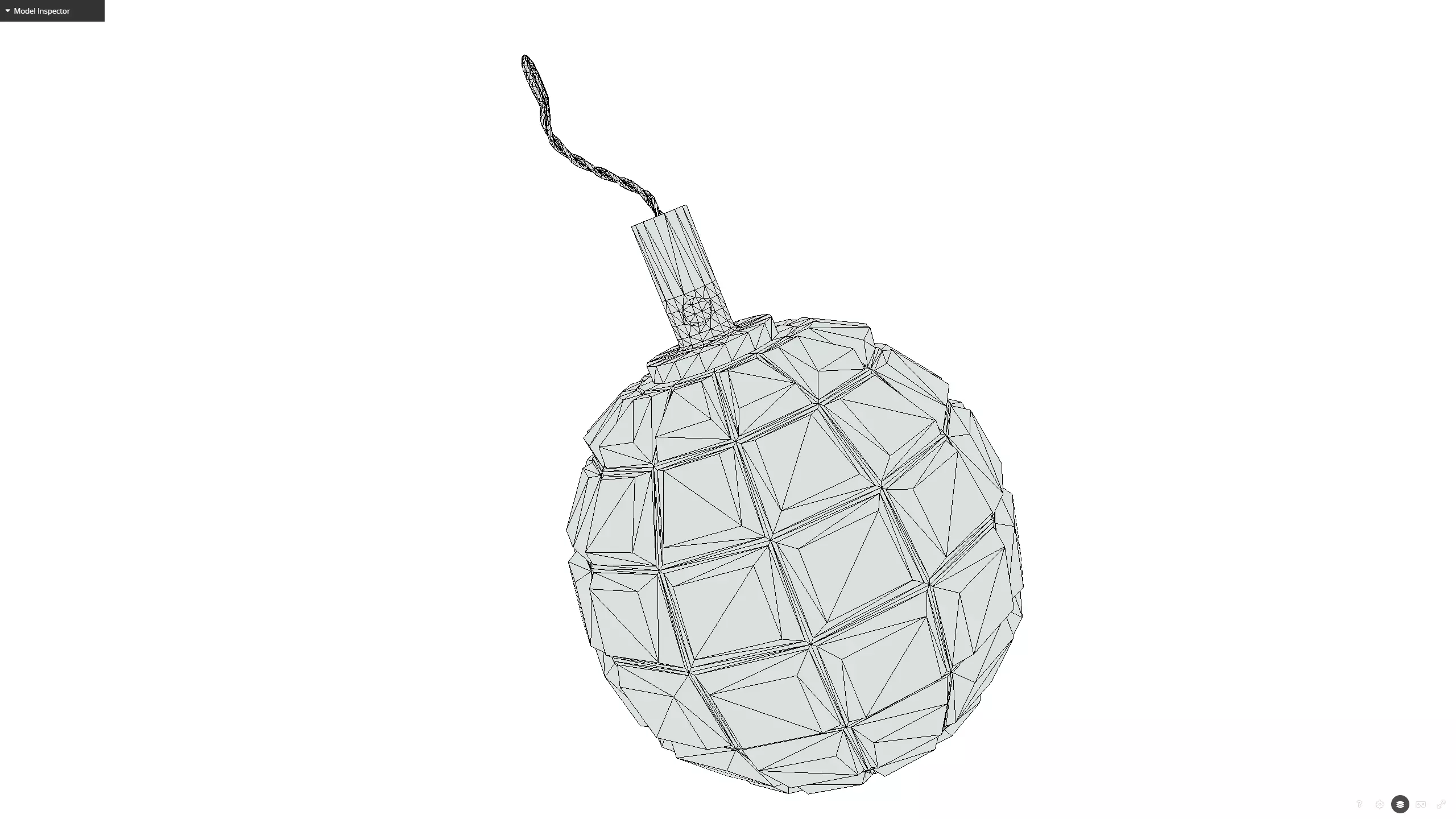 1915 german grenade Low-poly 3D model_15
