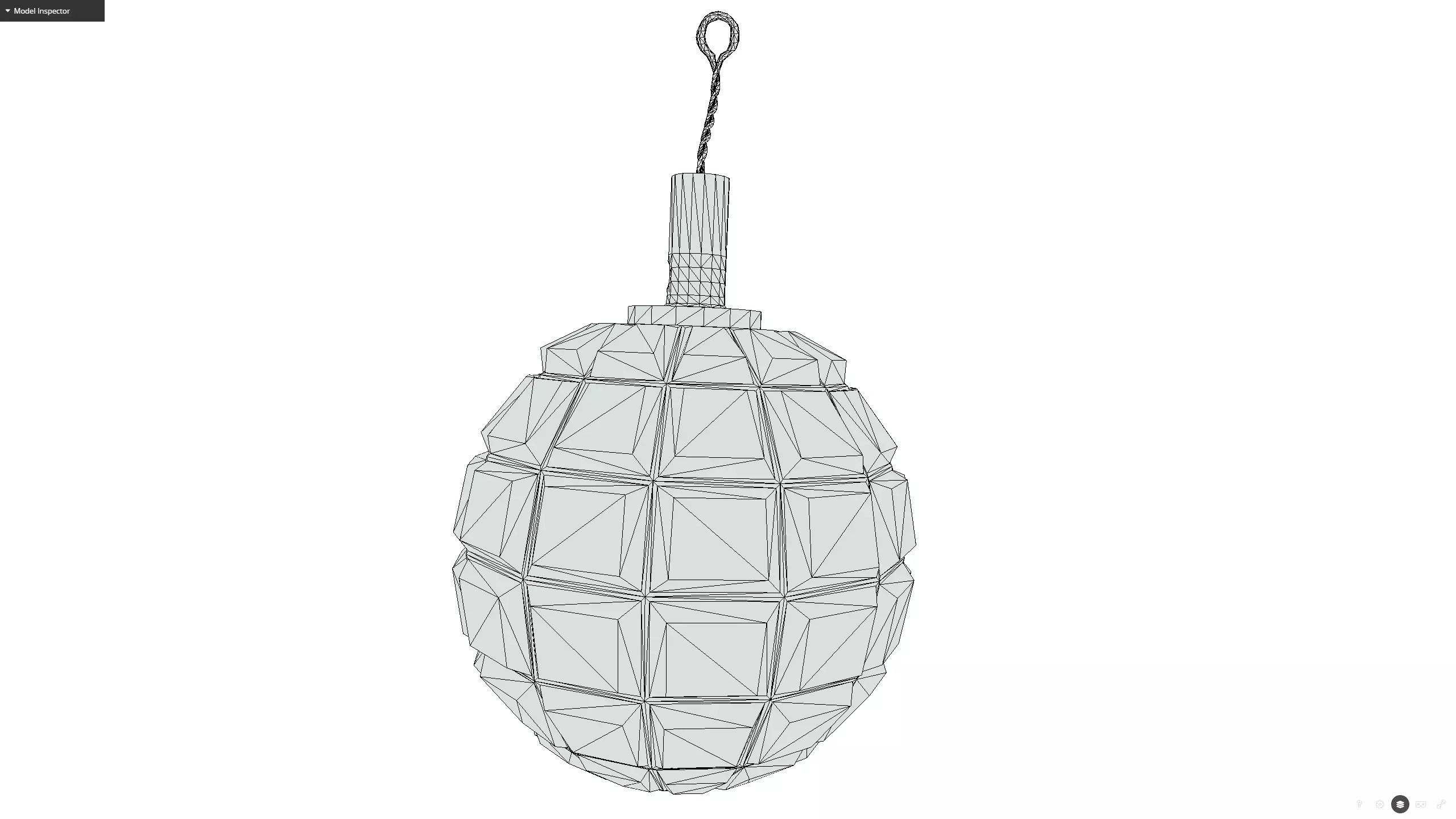 1915 german grenade Low-poly 3D model_16