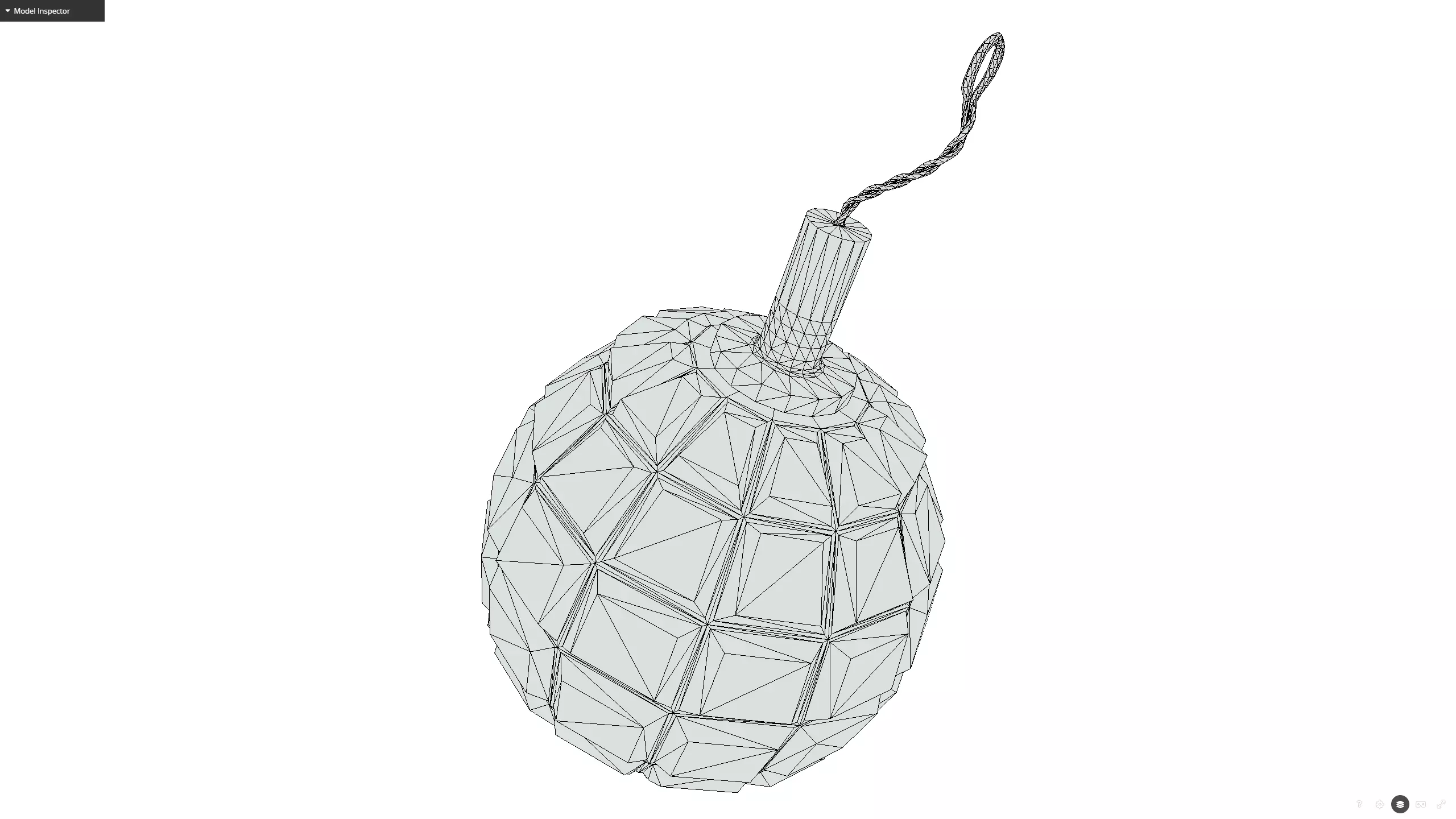 1915 german grenade Low-poly 3D model_17