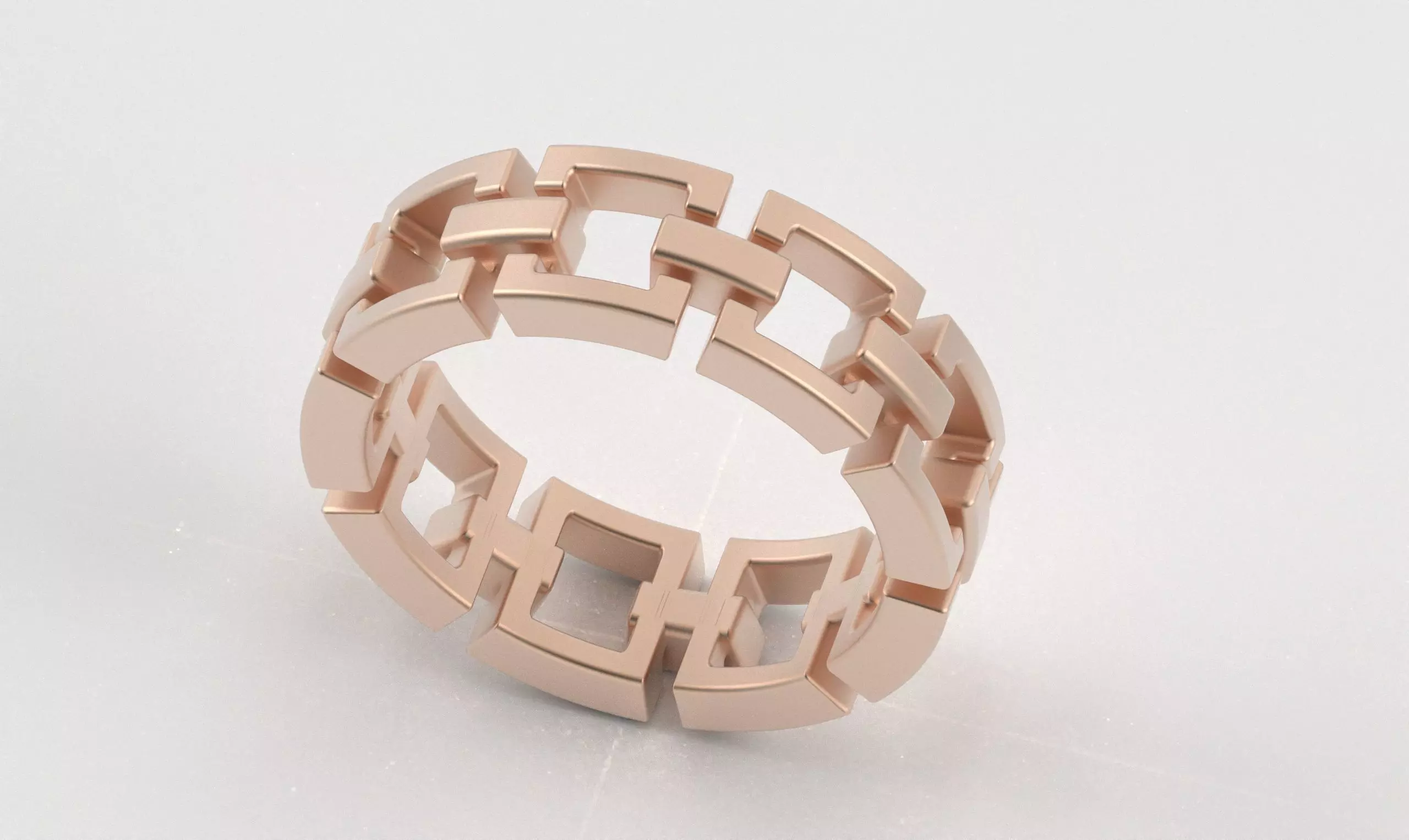 Link Chain Ring 9 Grams of Pure Style 3D print model_13