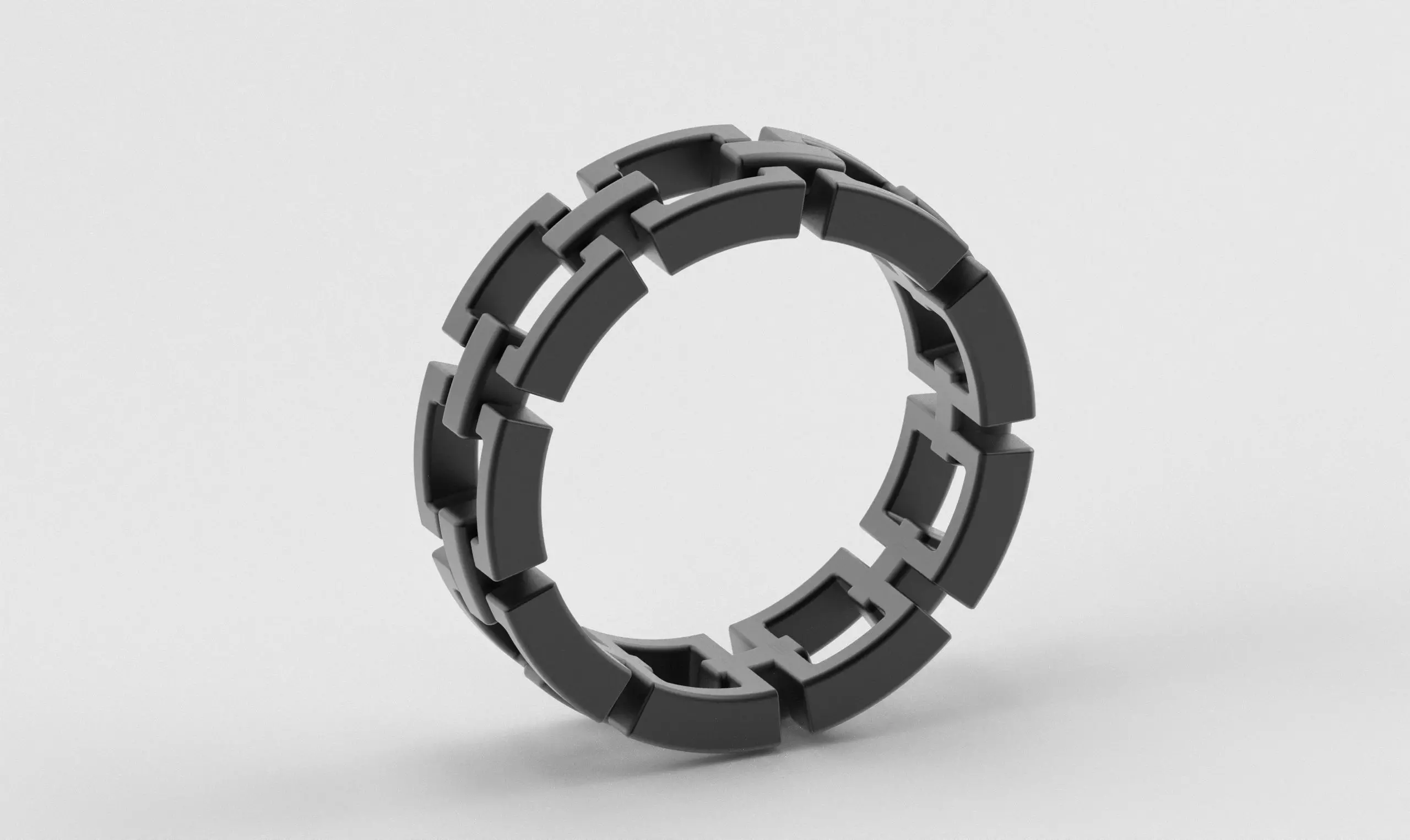 Link Chain Ring 9 Grams of Pure Style 3D print model_4