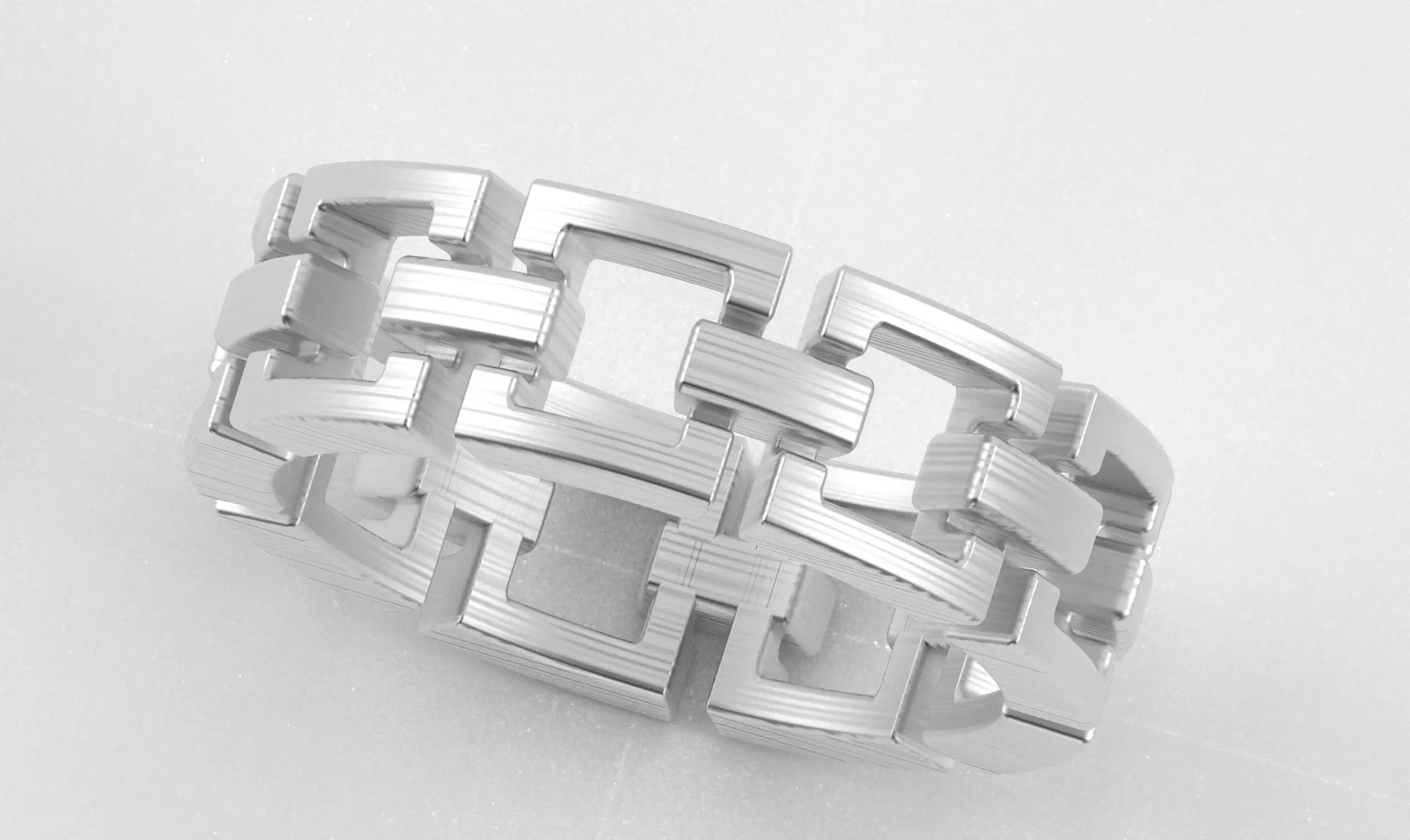 Link Chain Ring 9 Grams of Pure Style 3D print model_16