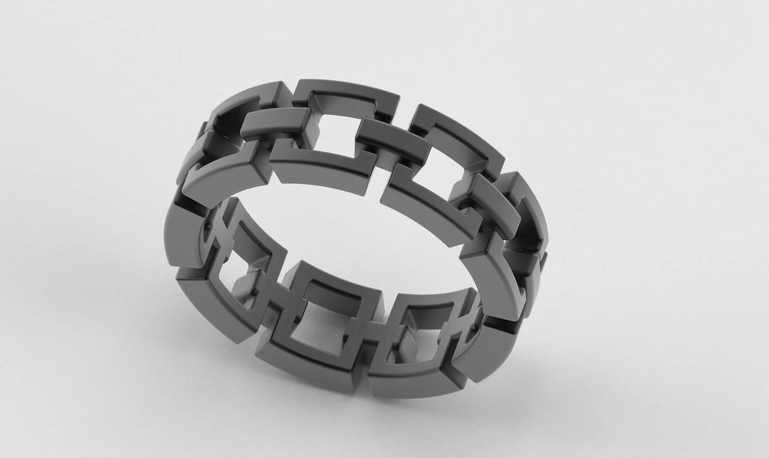 Link Chain Ring 9 Grams of Pure Style 3D print model_7