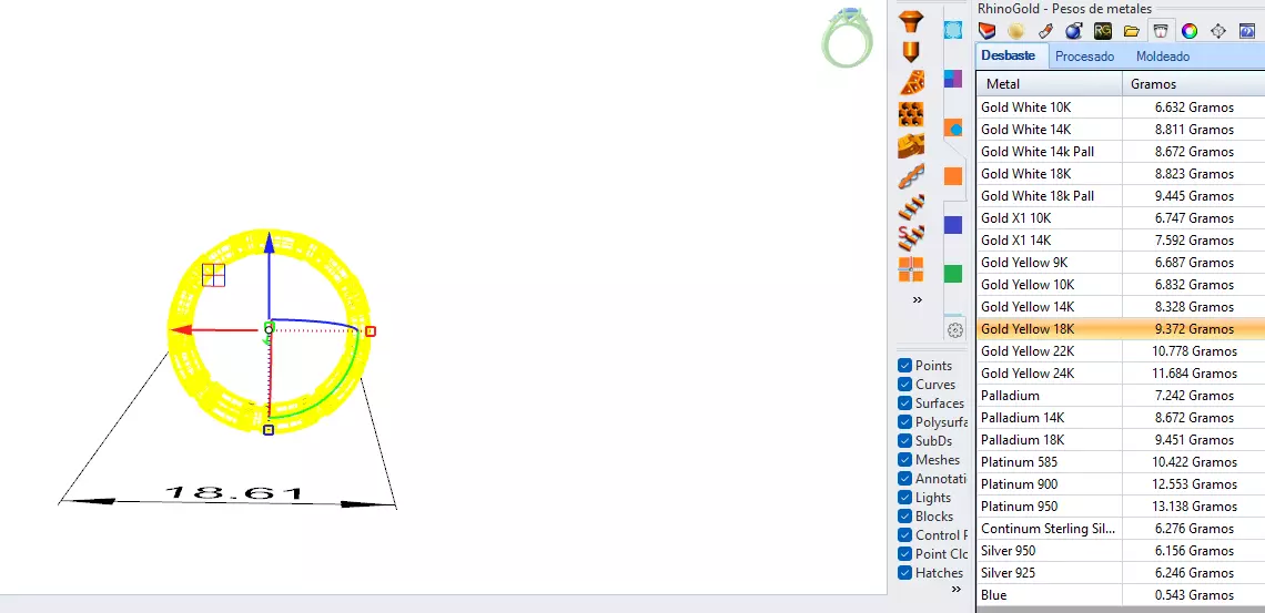 Link Chain Ring 9 Grams of Pure Style 3D print model_3