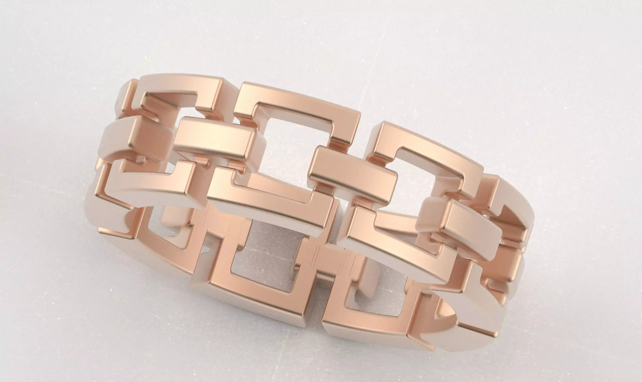 Link Chain Ring 9 Grams of Pure Style 3D print model_10