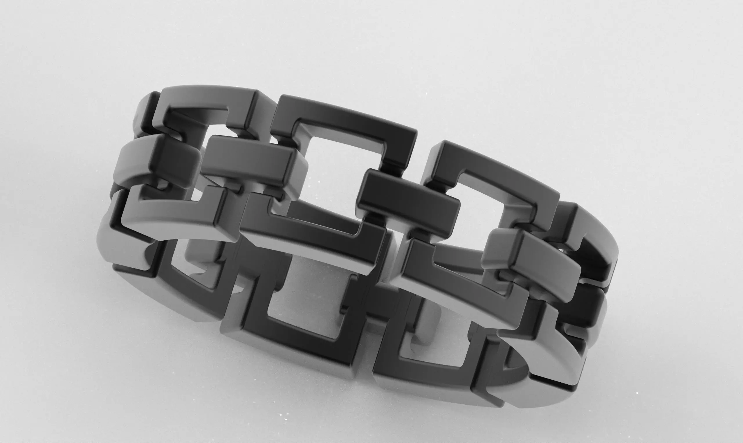 Link Chain Ring 9 Grams of Pure Style 3D print model_0