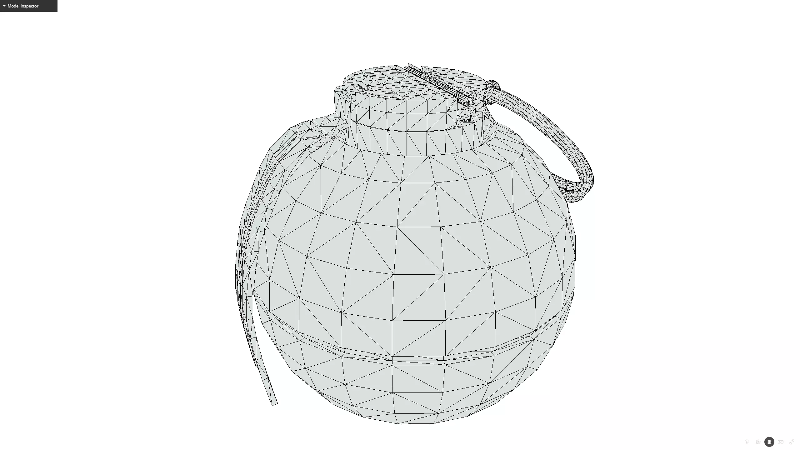 Hand grenade Low-poly 3D model_12