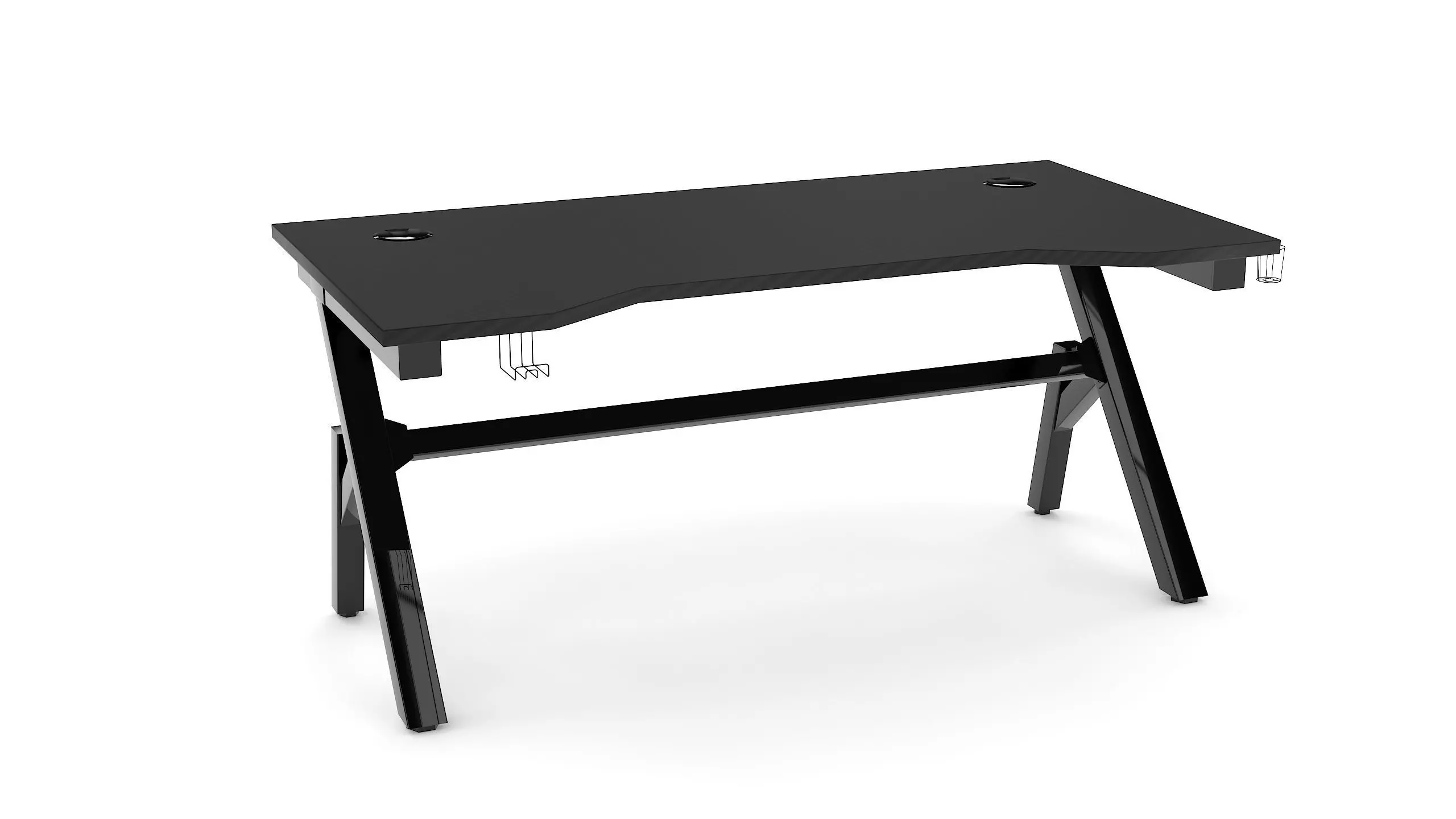 Gaming Computer Table Low-poly 3D model