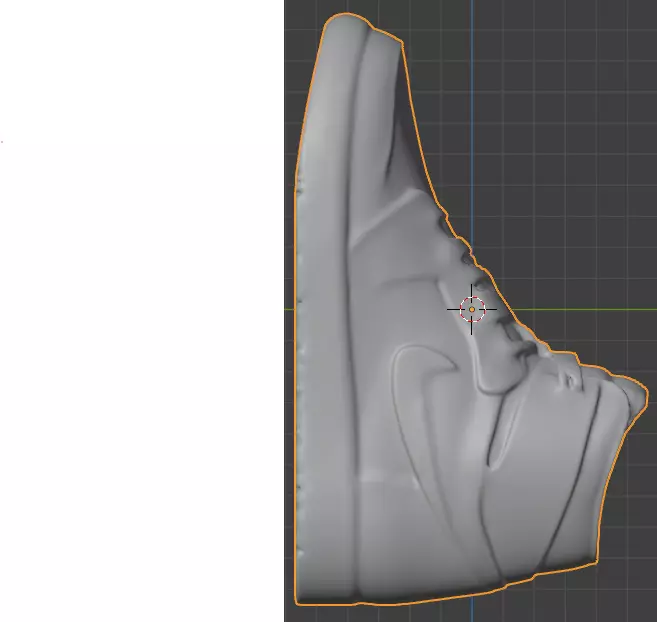 3D model Air Jordan 1 Chicago sneaker with a Nike Dunk sole 3D print model_0