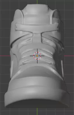 3D model Air Jordan 1 Chicago sneaker with a Nike Dunk sole 3D print model_1