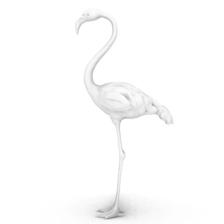 flamingo 3D print model_2