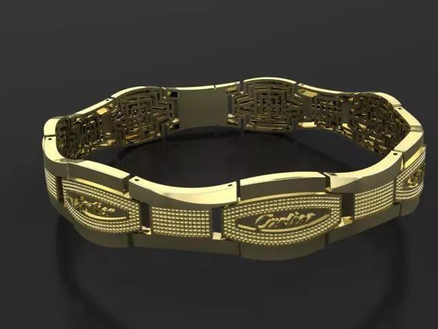 BRACELET CARTIER 3D PRINTING MODEL 3D print model_20