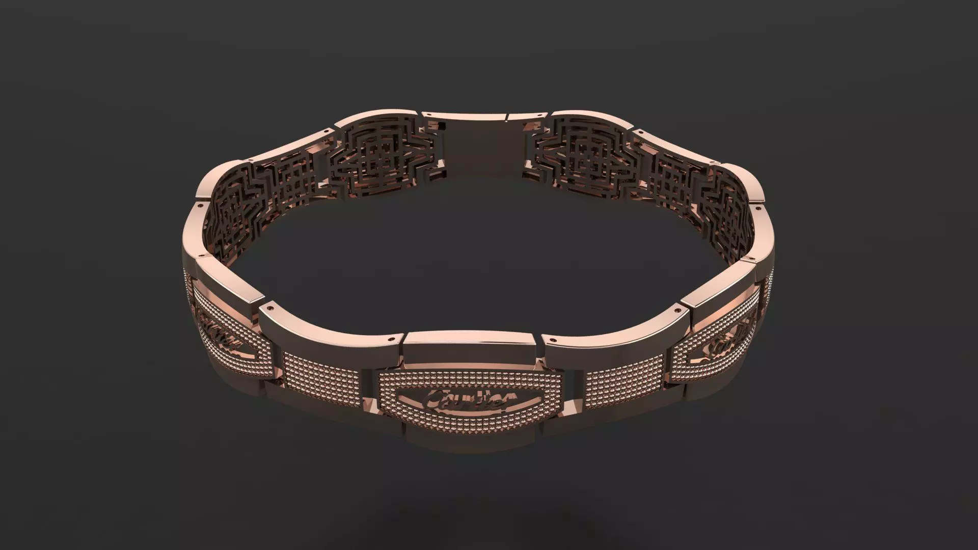 BRACELET CARTIER 3D PRINTING MODEL 3D print model_6