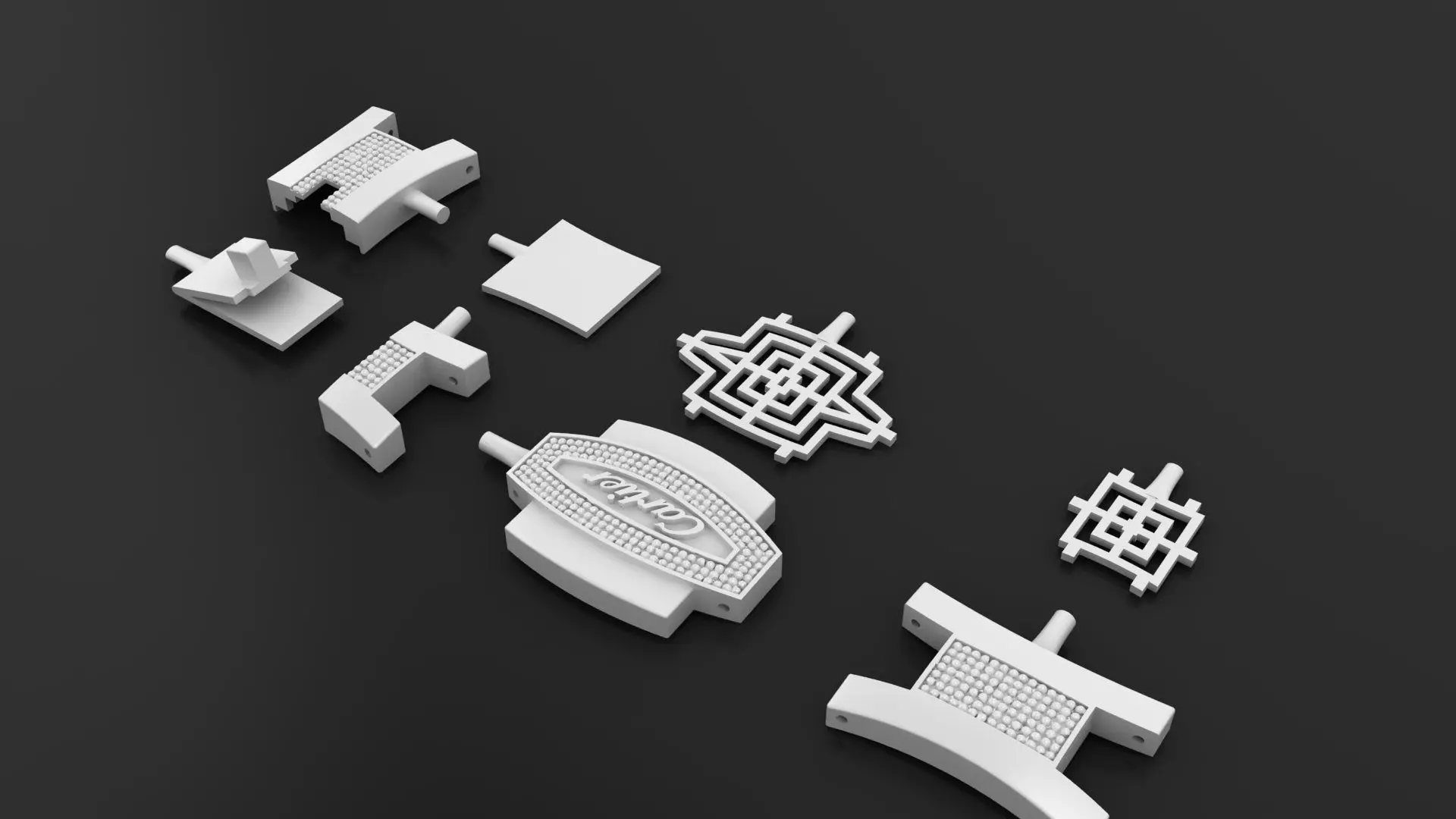 BRACELET CARTIER 3D PRINTING MODEL 3D print model_15