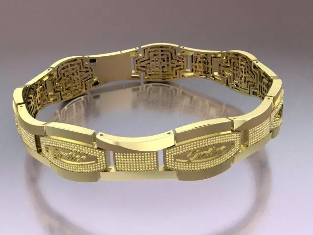 BRACELET CARTIER 3D PRINTING MODEL 3D print model_1