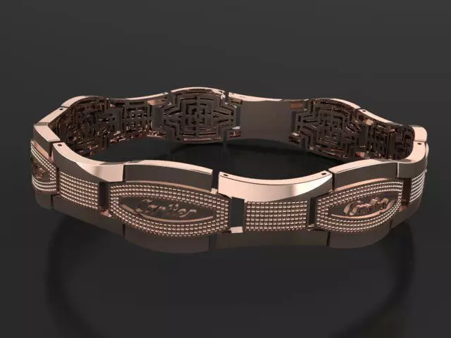 BRACELET CARTIER 3D PRINTING MODEL 3D print model_16