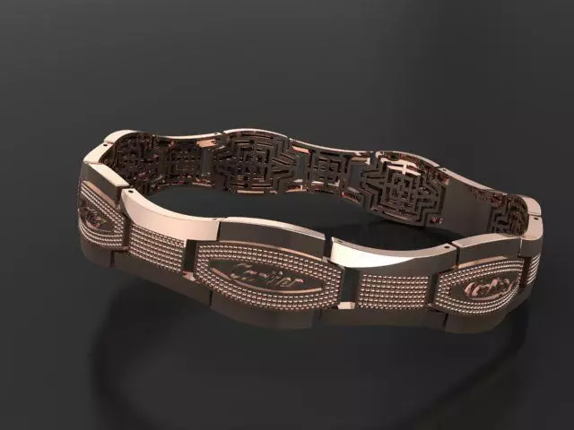 BRACELET CARTIER 3D PRINTING MODEL 3D print model_8