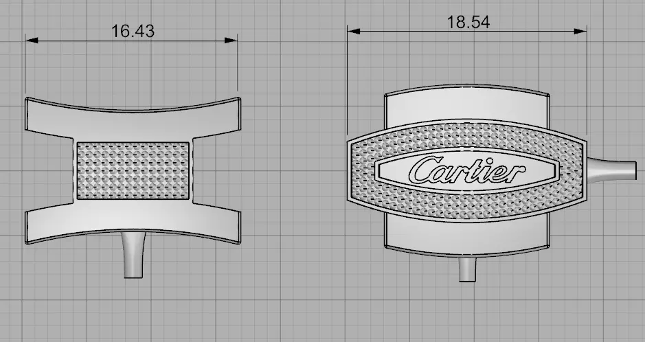 BRACELET CARTIER 3D PRINTING MODEL 3D print model_24
