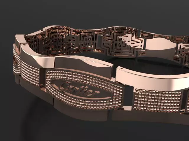 BRACELET CARTIER 3D PRINTING MODEL 3D print model_14