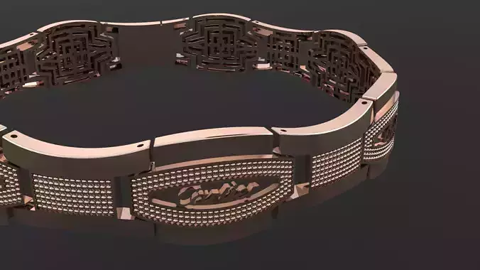 BRACELET CARTIER 3D PRINTING MODEL