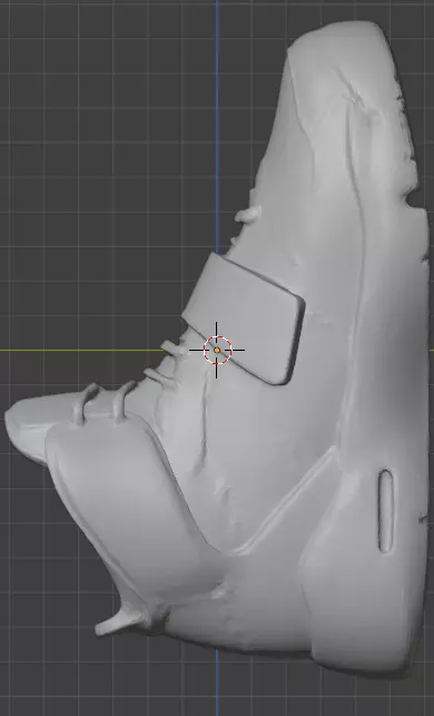 3D model of a Nike Air Yeezy sneaker 3D print model_0
