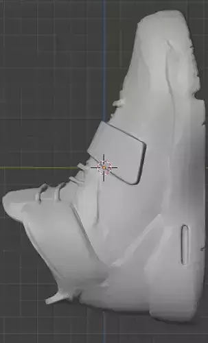 3D model of a Nike Air Yeezy sneaker 3D print model 3D model of a Nike Air Yeezy sneaker 3D print model