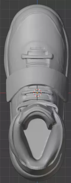 3D model of a Nike Air Yeezy sneaker 3D print model_1