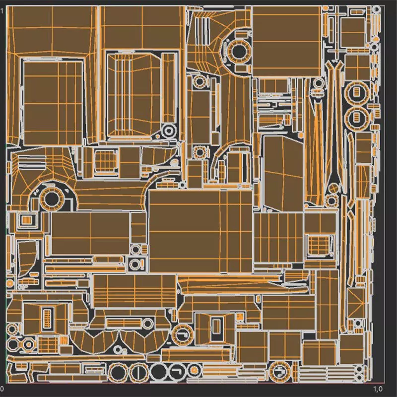 forklift low poly  Free low-poly 3D model_11