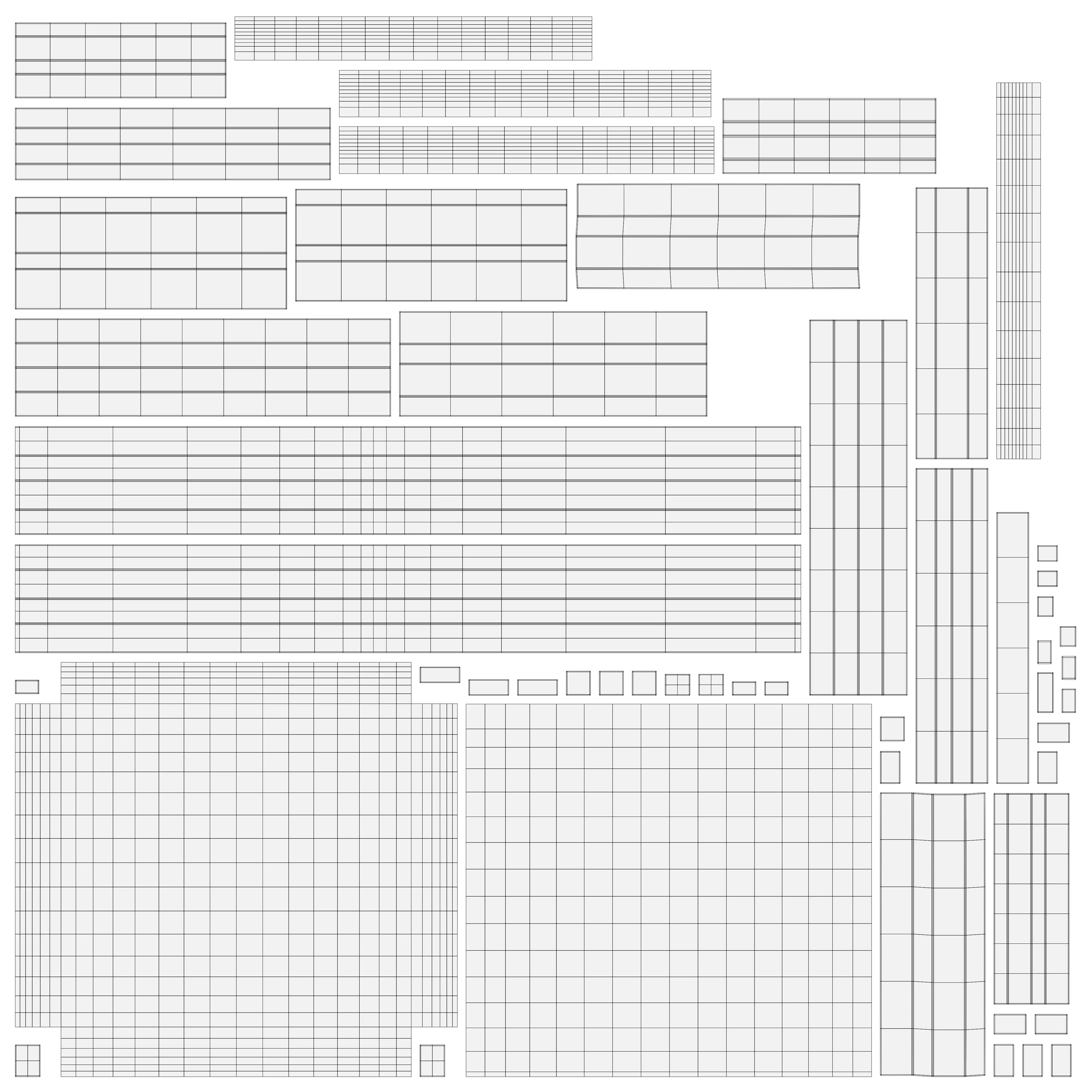 Wooden Dining Table and Chair Set - Dining Room Projects Low-poly 3D model_8