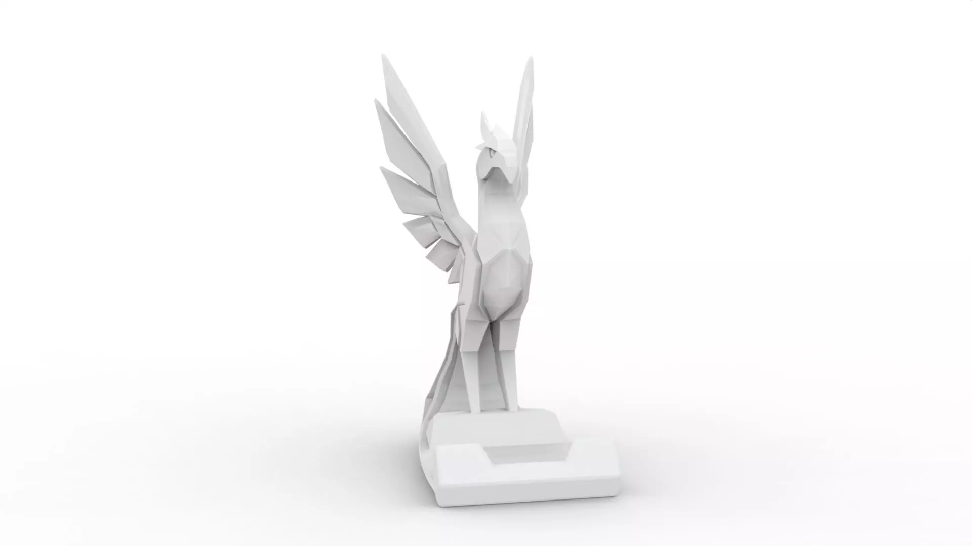 Phoenix Statue 3D Printable 3D print model_5