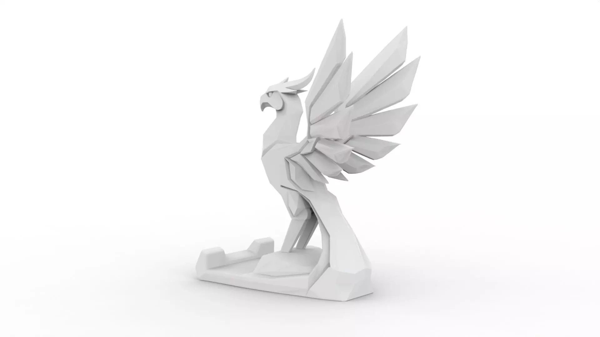 Phoenix Statue 3D Printable 3D print model_2