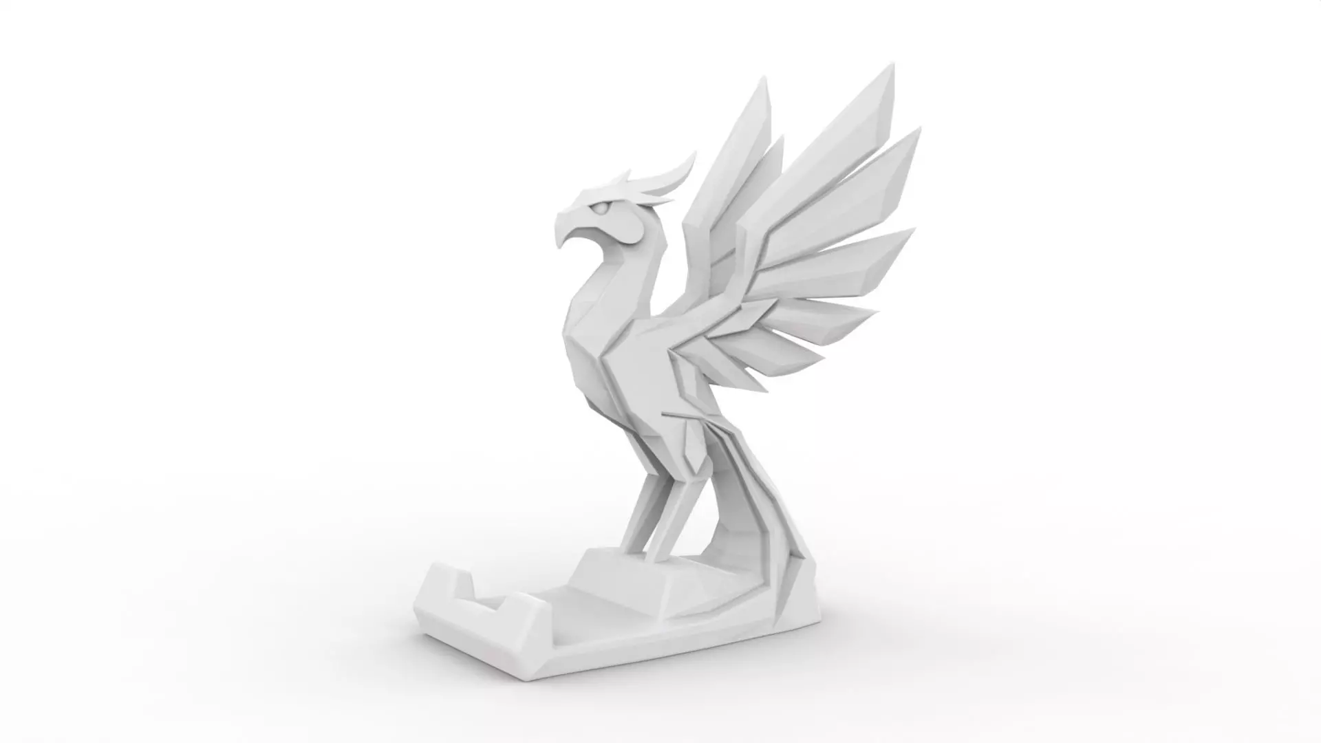 Phoenix Statue 3D Printable 3D print model_1
