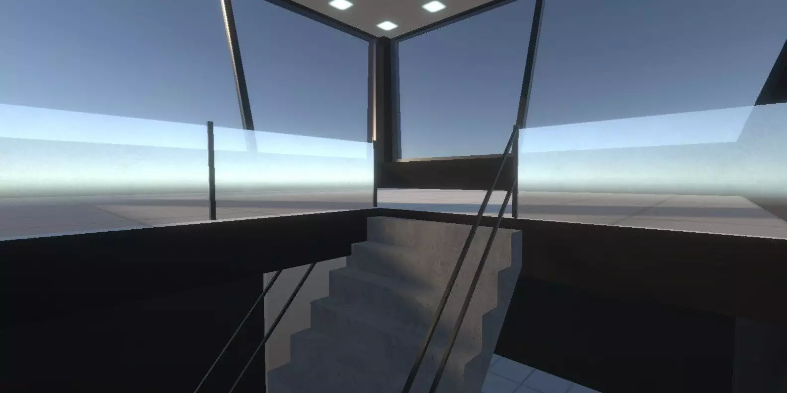 Military Control Building - Game Ready 3D Model PBR Low Poly Low-poly 3D model_6