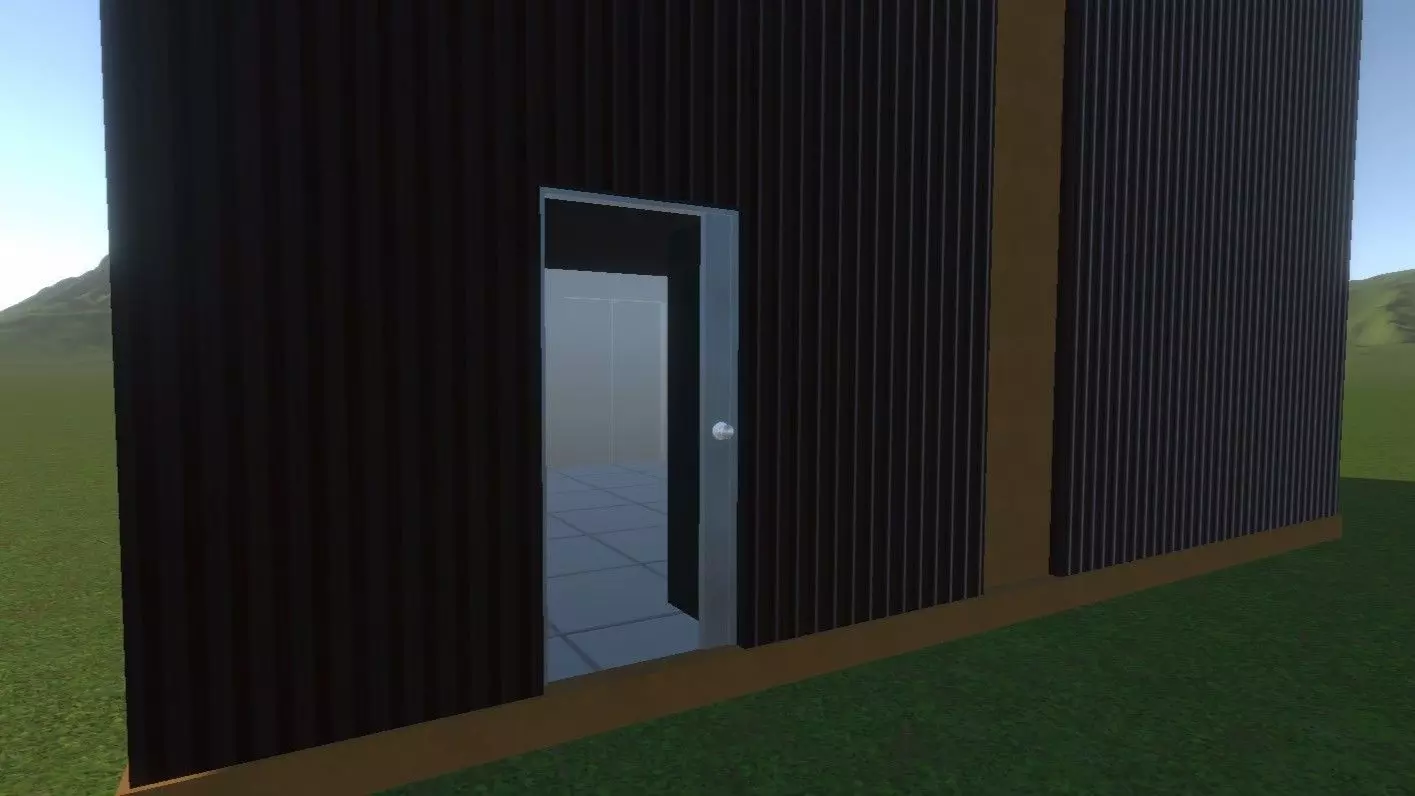 Military Control Building - Game Ready 3D Model PBR Low Poly Low-poly 3D model_2