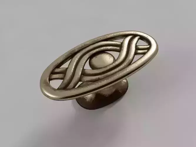 Oval Decorative Handle for Classic Kitchen Cabinets