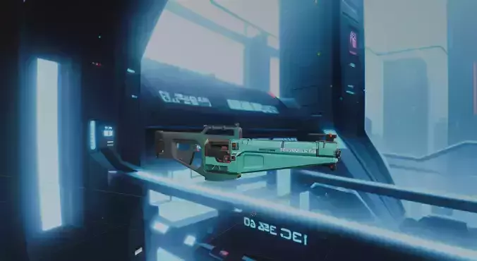Retro Sci-Fi Energy Rifle