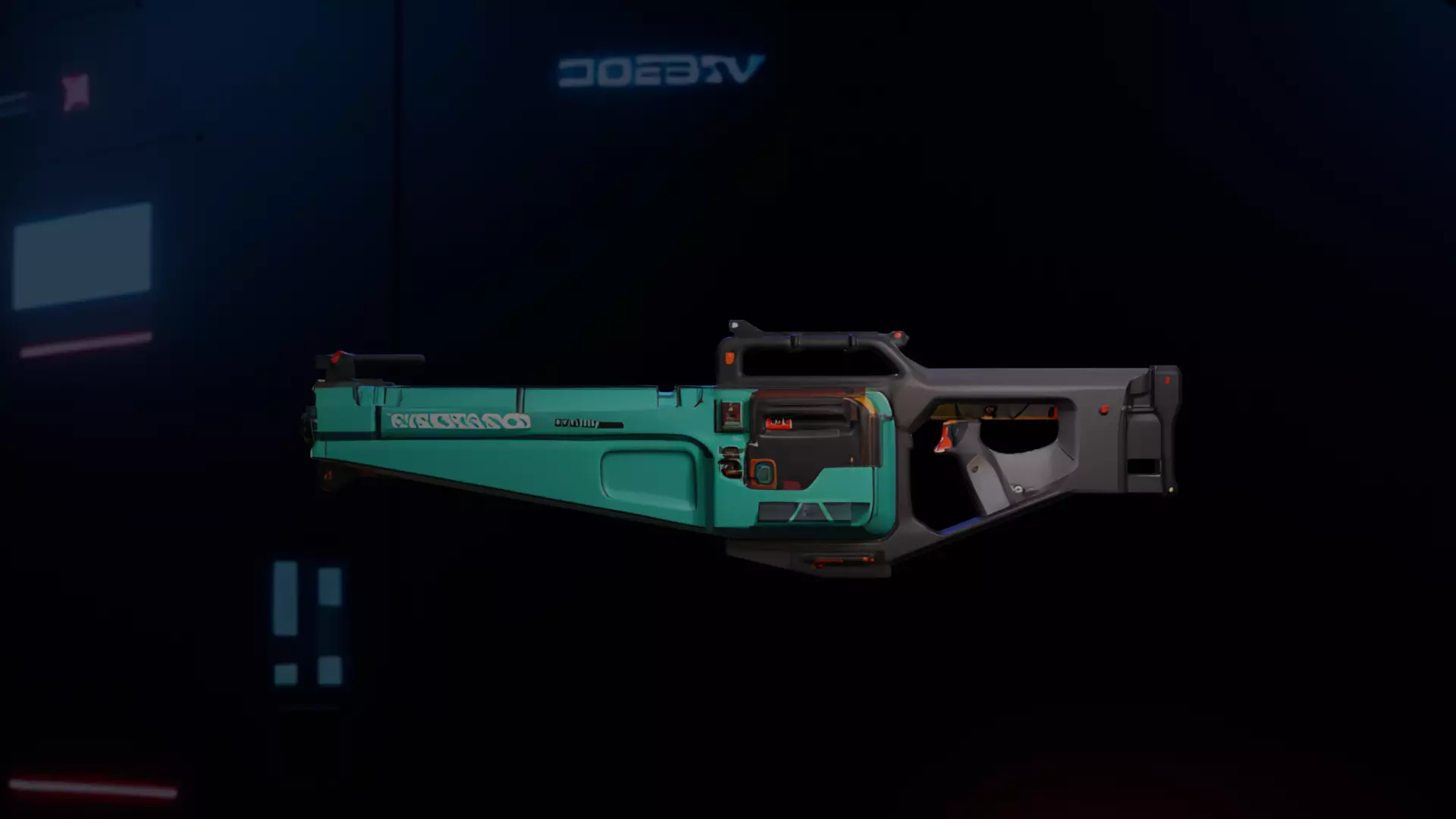 Retro Sci-Fi Energy Rifle 3D model_1