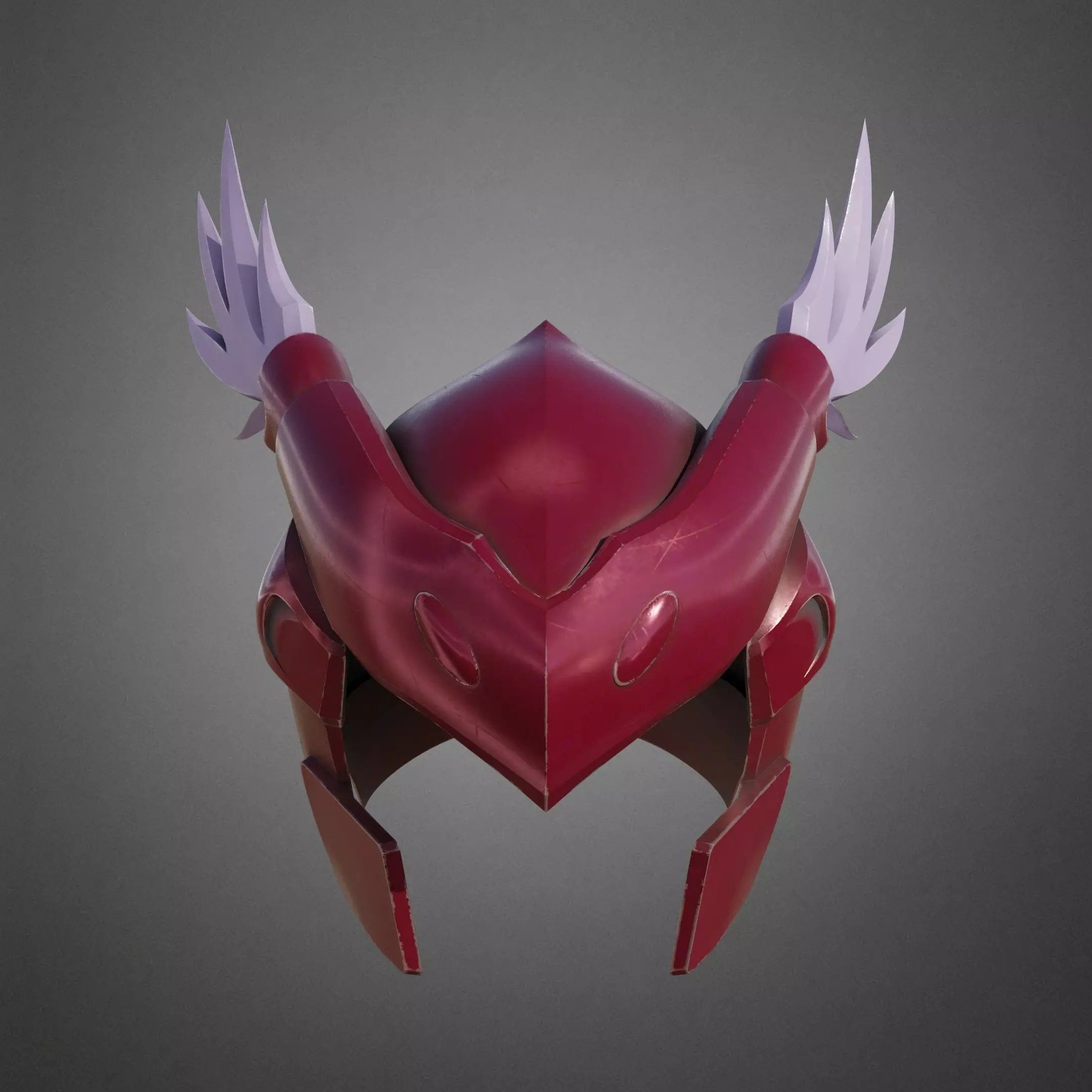 Overlord Shalltear Bloodfallen Full Armor and Lance for Cosplay 3D Model Collection_27