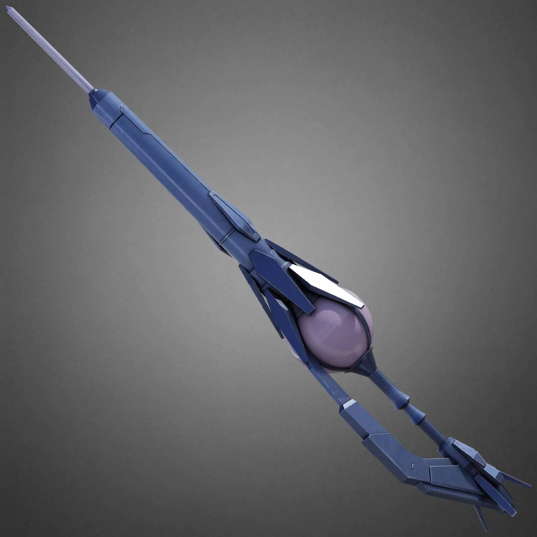 Overlord Shalltear Bloodfallen Full Armor and Lance for Cosplay 3D Model Collection_36