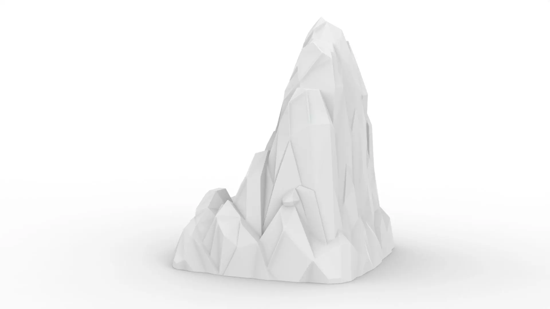 Iceberg Low-Poly 3D Printable 3D print model_3