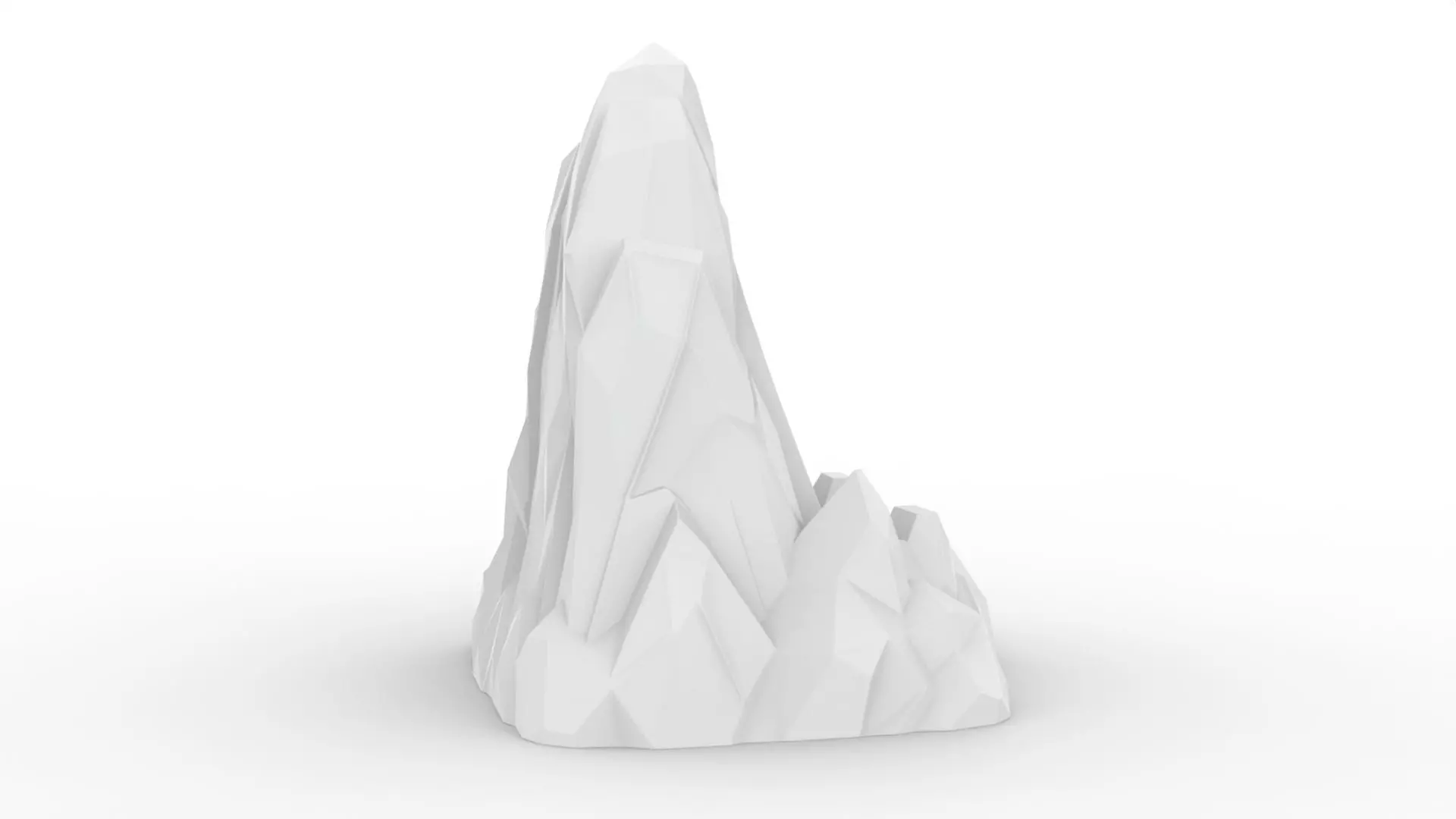 Iceberg Low-Poly 3D Printable 3D print model_5