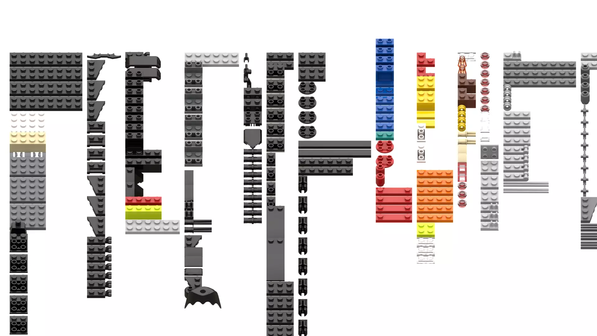 TwindBricks3D - 76112 Batman Batmobile 3D print model_1