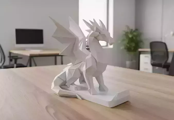 Dragon Low-Poly 3D Printable
