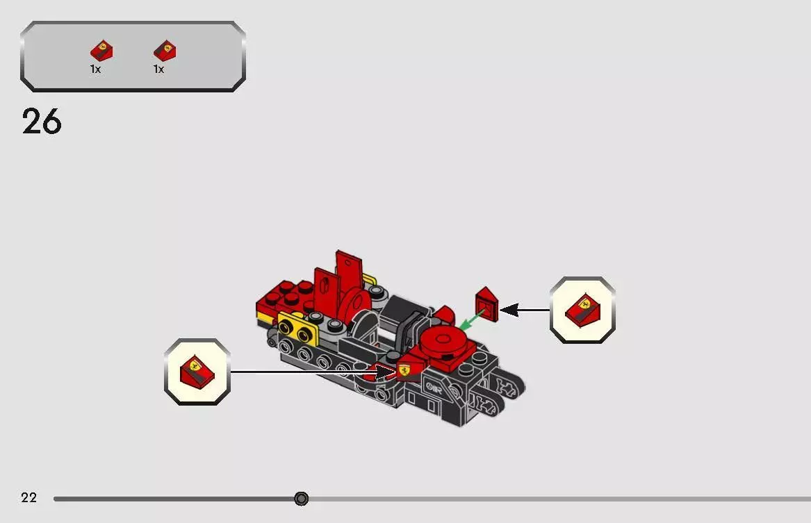 TwindBricks3D - 77242 Ferrari SF-24 3D print model_20