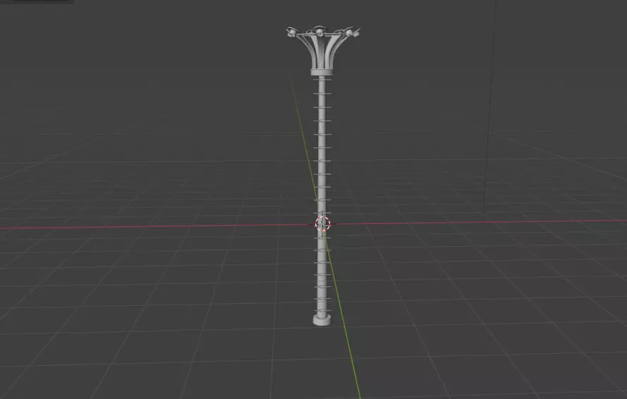 Stadium Light Tower 3D model_16