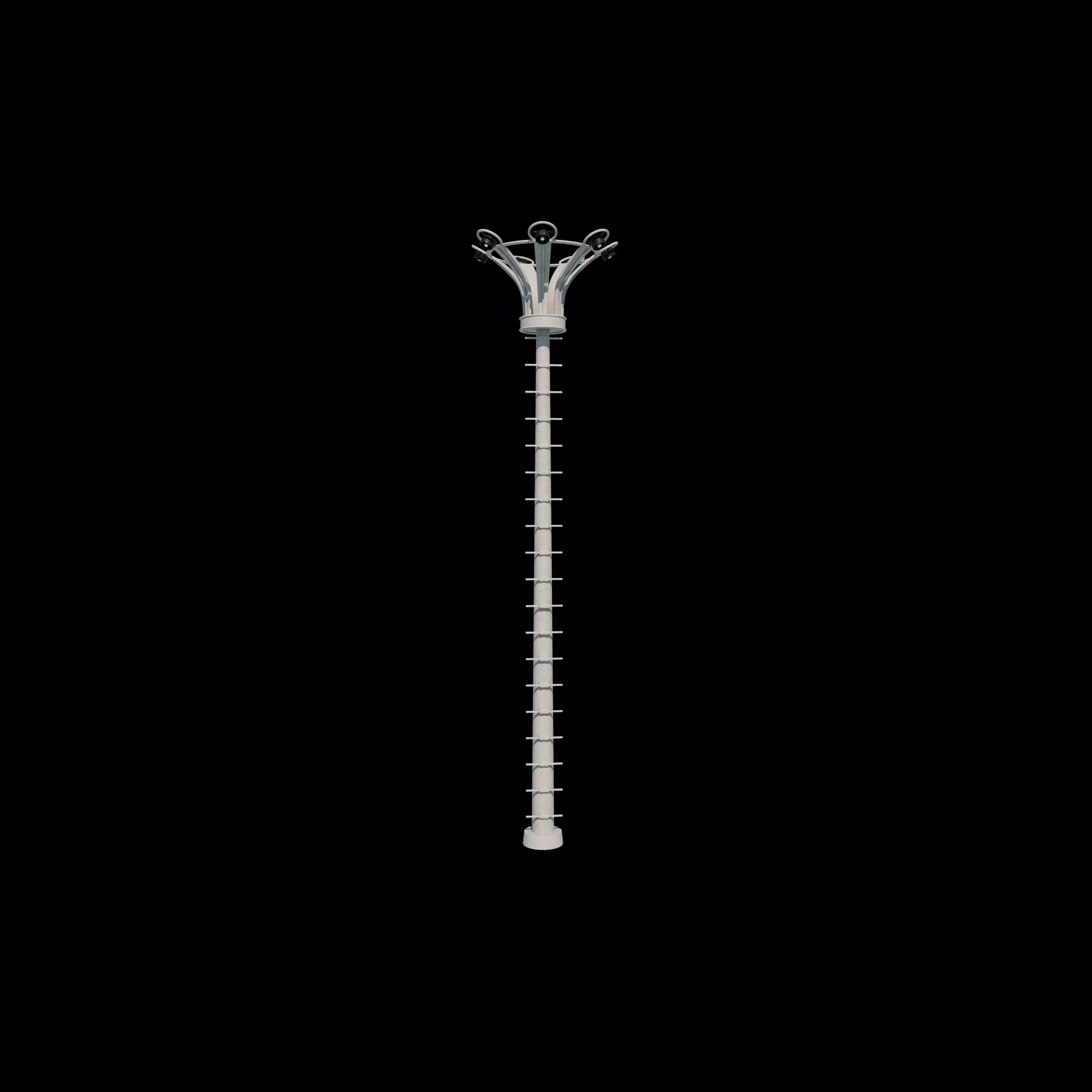 Stadium Light Tower 3D model_6