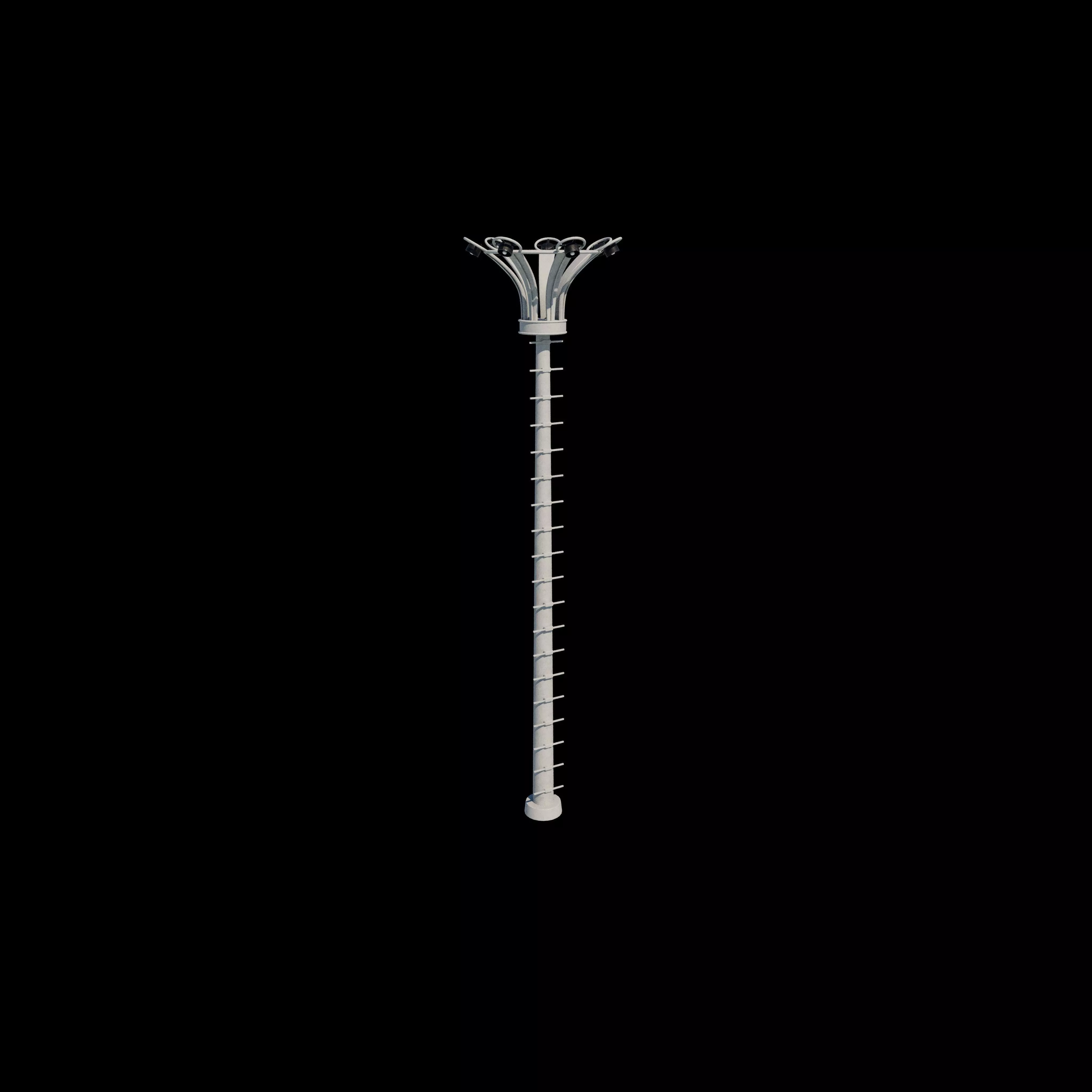 Stadium Light Tower 3D model_2